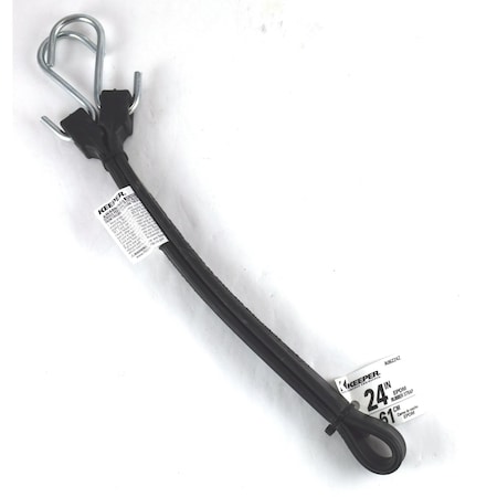 Keeper Keeper Black Tarp Strap 24 in. L 1 pk A06224Z